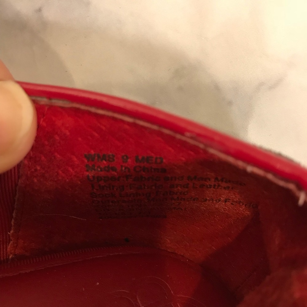 Dana Buchman red leopard flats 9.5 - Picture 5 of 6